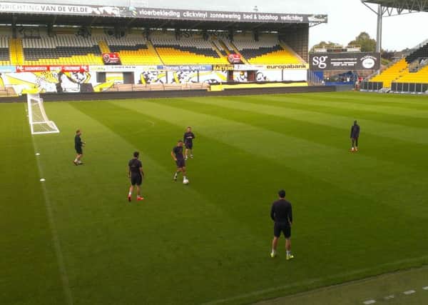 Hull City training at the Daknamstadion ground. PIC: Richard Sutcliffe