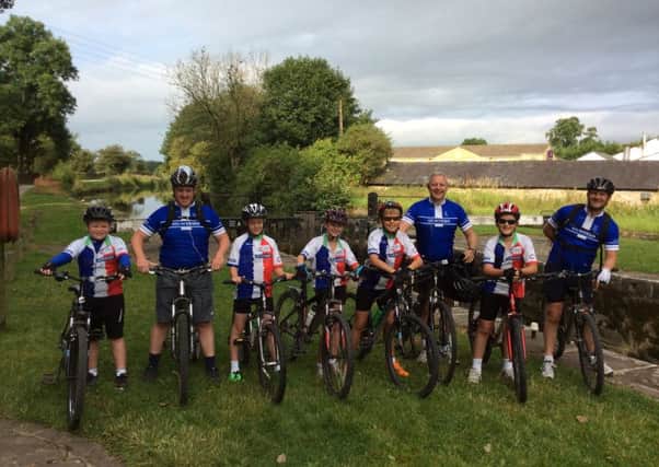 The Hunters Heroes team cycled the Leeds Liverpool Canal in aid of charity.