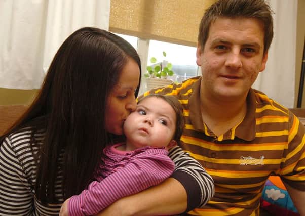 Steven and Maya McCormack, whose daughter Laila Milly who suffered from a rare brain disorder