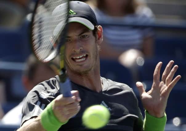 Andy Murray on his way to victory over Robin Haase (Picture: Kathy Willens/AP).