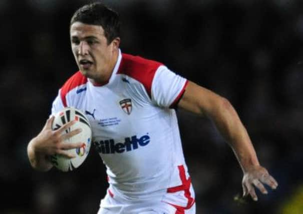 Former England rugby league international Sam Burgess switches codes in October.
