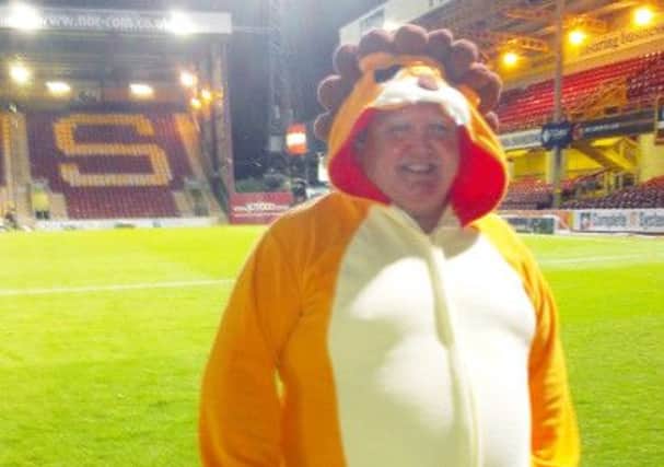 Bradford City chairman Mark Lawn takes part in the ice bucket challenge