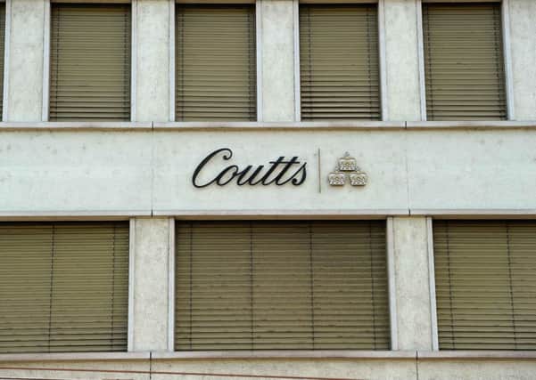 Coutts Bank numbers The Queen among its customers