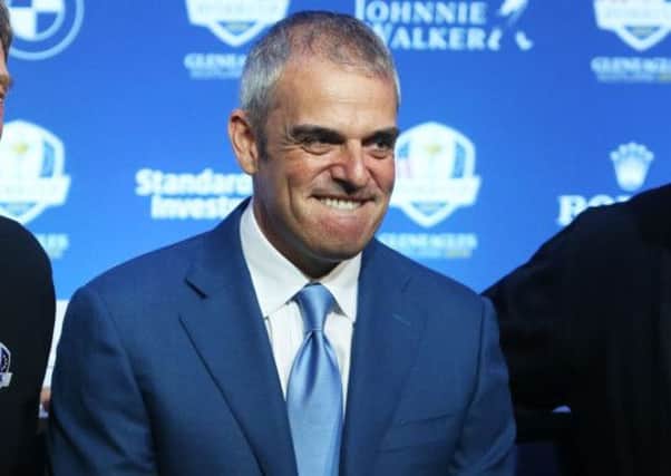 Europe's Ryder Cup captain Paul McGinley.