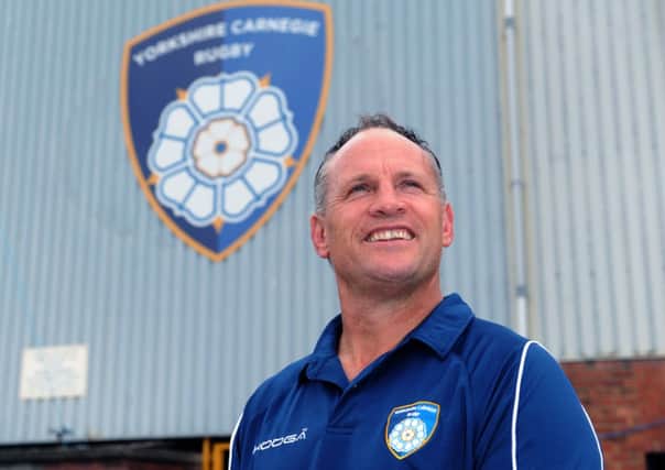 Yorkshire Carnegie head coach Gary Mercer.