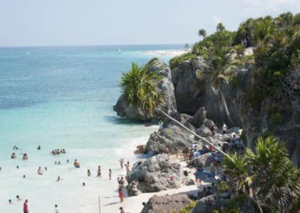 Tulum beach has been voted the fourth best in the world.