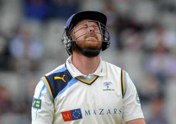 Andrew Gale, Yorkshires captain, will be a frustrated onlooker for their last two matches because of a suspension (Picture: Steve Riding).