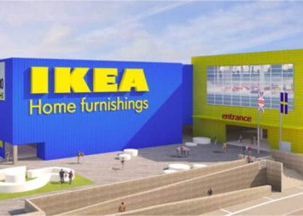 Artist's impression of IKEA Sheffield