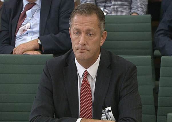Former South Yorkshire Police and Crime Commissioner Shaun Wright appearing in front of the Home Affairs Select Committee