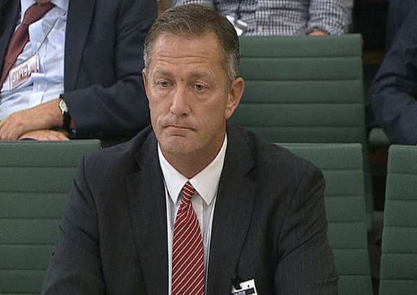 South Yorkshire Police and Crime Commissioner Shaun Wright appearing in front of the Home Affairs Select Committee at the House of Commons, London where he answered questions regarding his knowledge of the Rotherham child abuse scandal