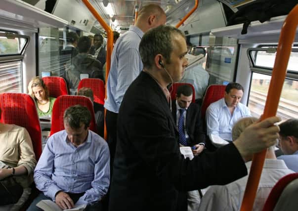Government figures have shown many as 20% of London-bound rail commuters have to stand at the busiest times of the morning rush-hour.