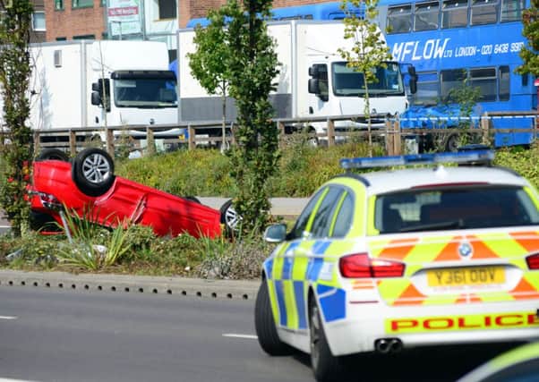 The scene of the crash on Kirkstall Road