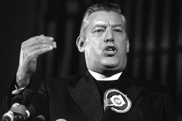 Former Democratic Unionist Party leader Dr Ian Paisley, who has died at 88