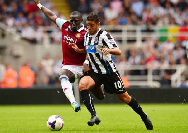 Hull City's Mohamed Diame, left, could face former club West Ham tonight for Hull City.
