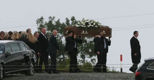 Ian Paisley is laid to rest Photo credit: PA