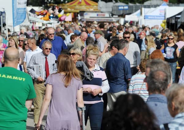 Nidderdale Show takes place in Pateley Bridge on Monday.