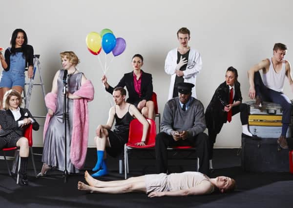 The cast of Secret Theatre who are currently presenting several plays at the West Yorkshire Playhouse.