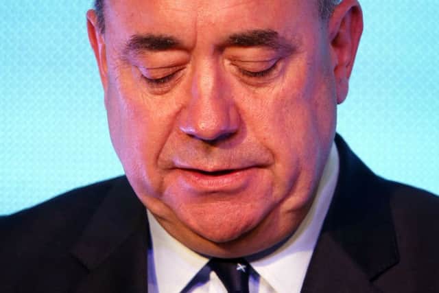 First Minister of Scotland Alex Salmond during a press conference at Dynamic Earth in Edinburgh after Scotland rejected independence