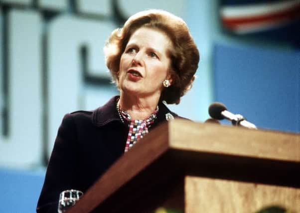 Margaret Thatcher.