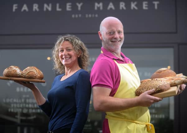 Steven and Simone Harrison, pictured at Farnley Market, Farnley Tyas, Huddersfield.