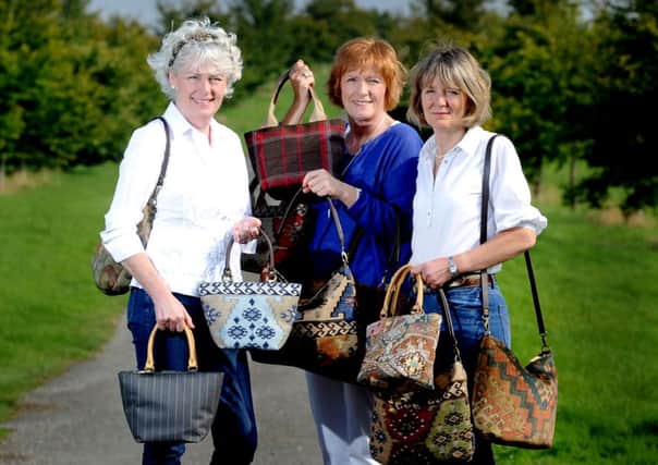 Joanna Umpleby, Ruth Umpleby and Alison Booth run Umpie Handbags