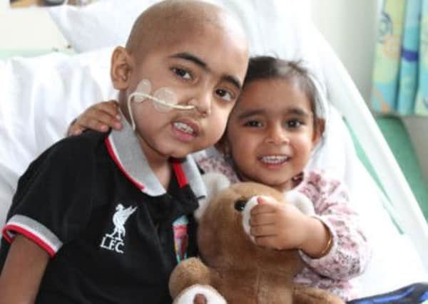Haseeb Ahmed from Herringthorpe in Rotherham, whose life is set to be saved by a stem cell donation by his sister Hannah. Picture: Ross Parry Agency