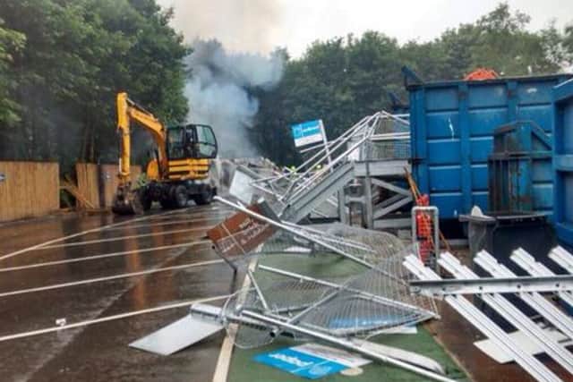 Trevor Lewis went on a rampages with a JCB causing £300k of damage. Picture: Ross Parry Agency