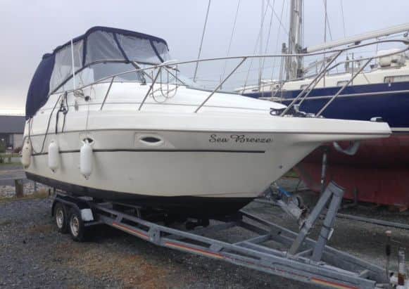 The motor boat Sea Breeze was found at a marina in North Wales