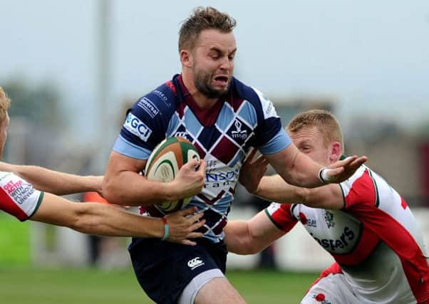 Rotherham Titans' Michael Keating scored a vital second-half try for his team in Jersey.