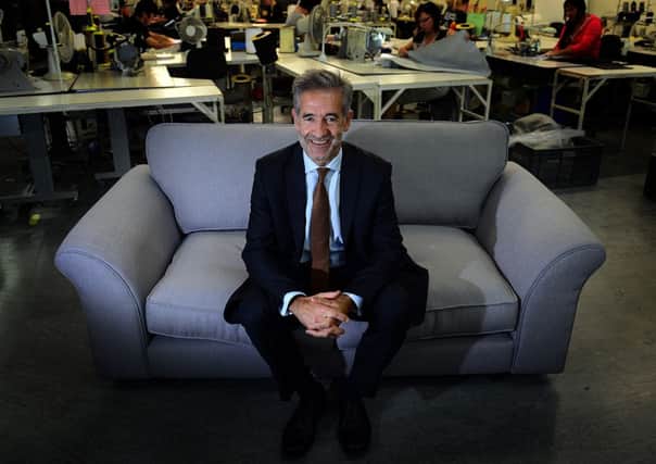 Ian Filby, CEO of sofa manufacturer DFS
