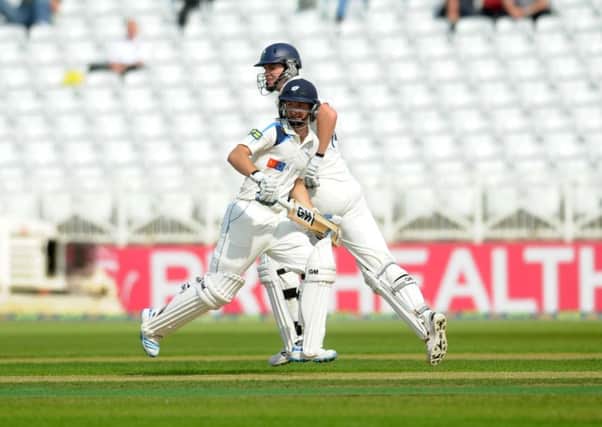 Yorkshire's Alex Lees and Adam Lyth provided a solid foundation for Yorkshire's batting on many occasions this season.. Picture: Jonathan Gawthorpe.