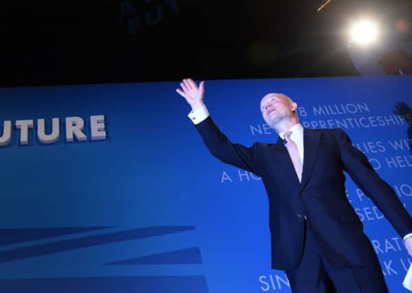Leader of the House William Hague addresses the Conservative Party annual conference