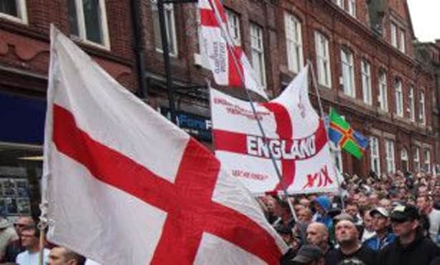 The EDL protest in Leeds
