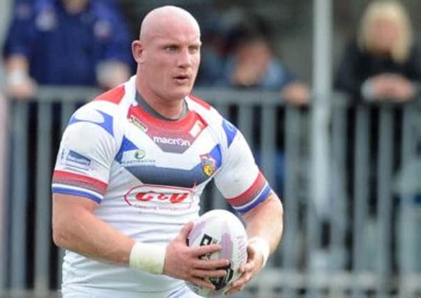 Richard Moore is happy to be back with Hunslet Hawks.