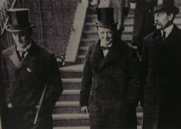 Sir Edward Grey with Winston Churchill