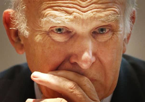 Business Secretary Vince Cable during day two of the Liberal Democrat autumn conference
