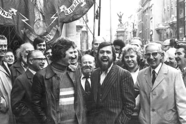 Ricky Tomlison was jailed for his part in the national builders strike of 1972