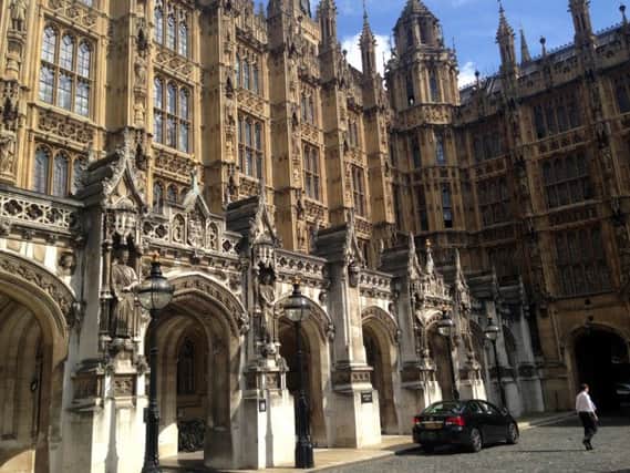 The Palace of Westminster.
