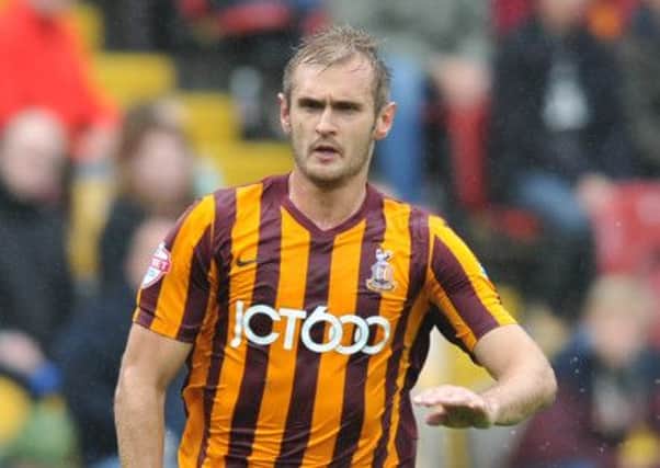 James Hanson is expected to return to Bradford City's squad for the weekend derby trip to Barnsley (Picture: Tony Johnson).