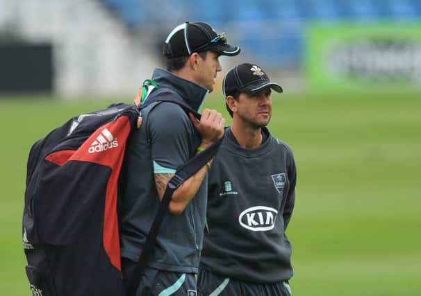 Kevin Pietersen (left) has found an ally in Ricky Ponting (right)