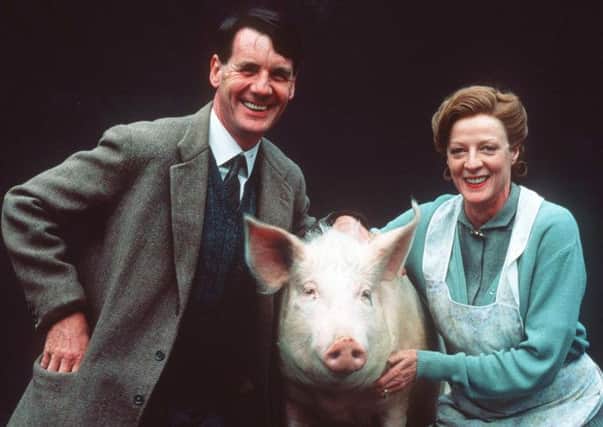 Michael Palin with Maggie Smith in the wartime comedy A Private Function, by another celebrated Yorkshireman, Alan Bennett