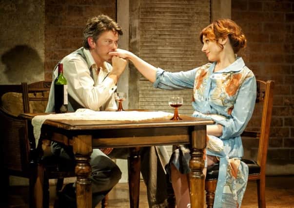 Amanda Ryan and Mark Hesketh in York Theatre Royals production of Betrayal. Picture: Anthony Robling