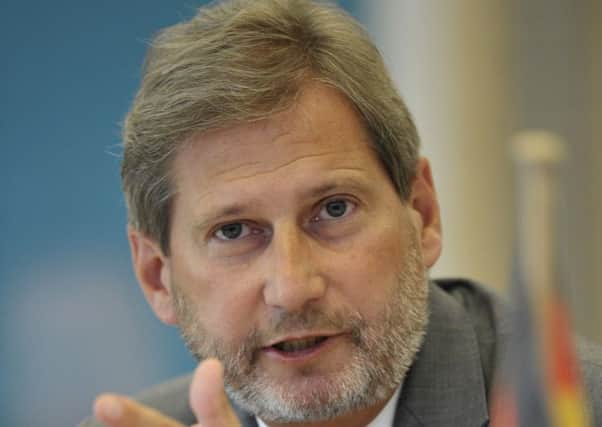EU Commissioner for Regional Policy Johannes Hahn