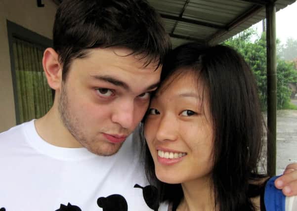 Daniel Lightwing and his Chinese wife Yan. Daniel has become the first person from the UK to gain an all-expenses-paid scholarship from the Chinese government.