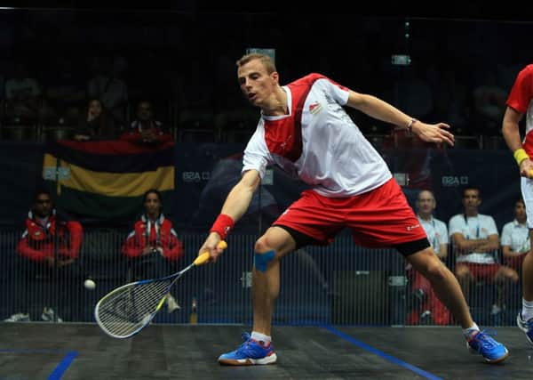 Sheffield's world No 3 Nick Matthew, in action the US Open in Philadelphia this week.