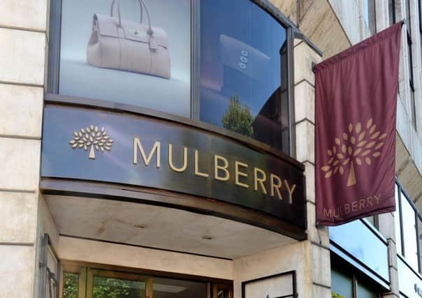 Mulberry was dealt a blow after UK sales were hit by a shortage of tourist shoppers over the summer.