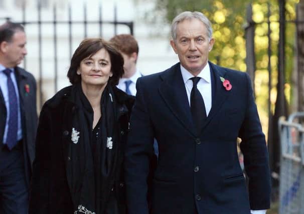 Tony Blair and his wife Cherie