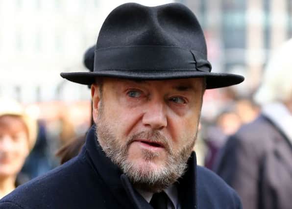 George Galloway Photo credit: Gareth Fuller/PA Wire