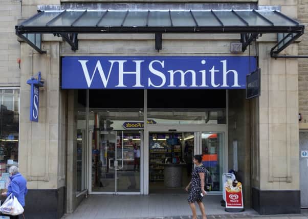 WH Smith has reported a 9 pet cent increase in annual profits.