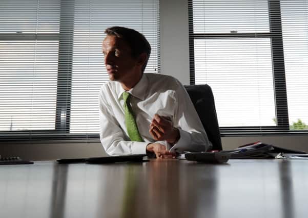 Andy Haldane, pictured by Simon Hulme during a visit to York